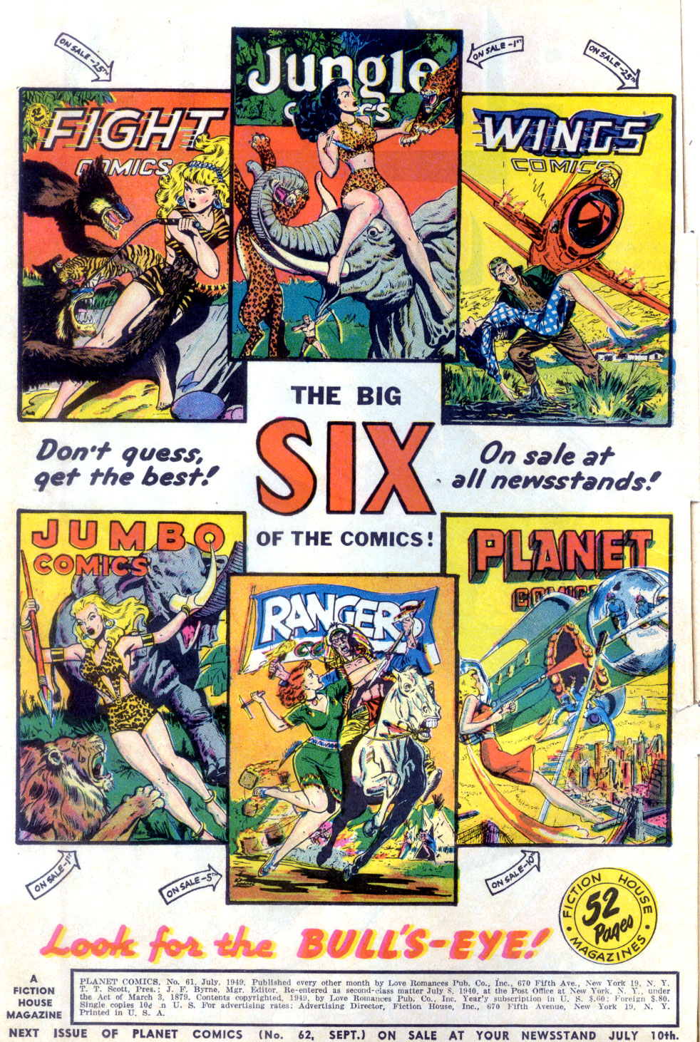 Planet Comics #61 (Fiction House), page 2. Public domain (US).