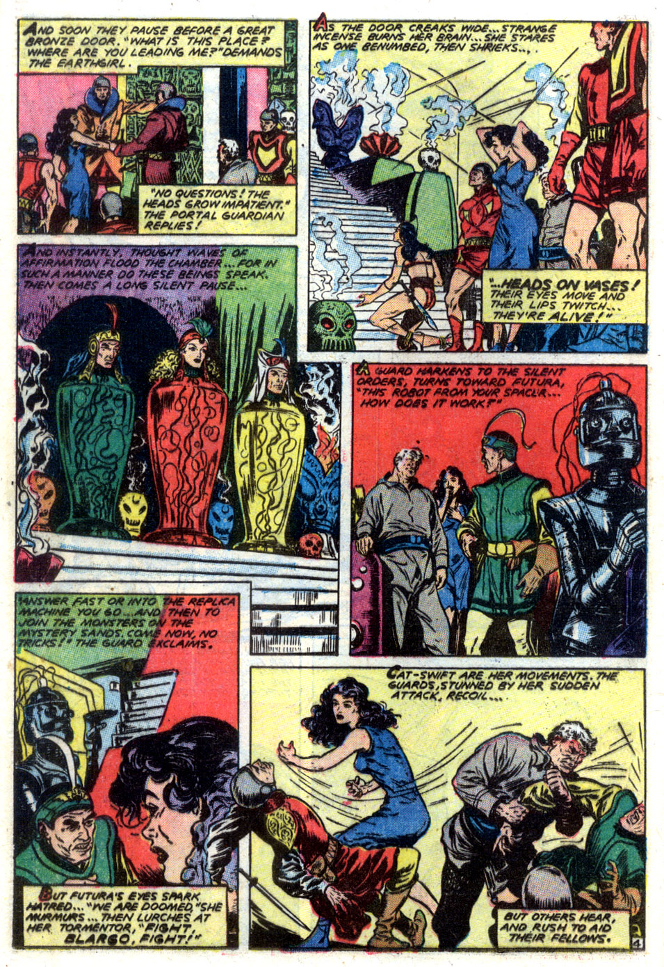 Planet Comics #61 (Fiction House), page 16. Public domain (US).