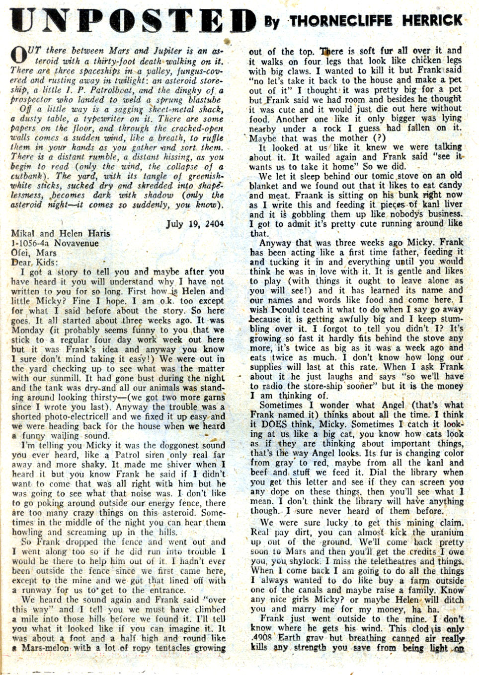 Planet Comics #61 (Fiction House), page 19. Public domain (US).