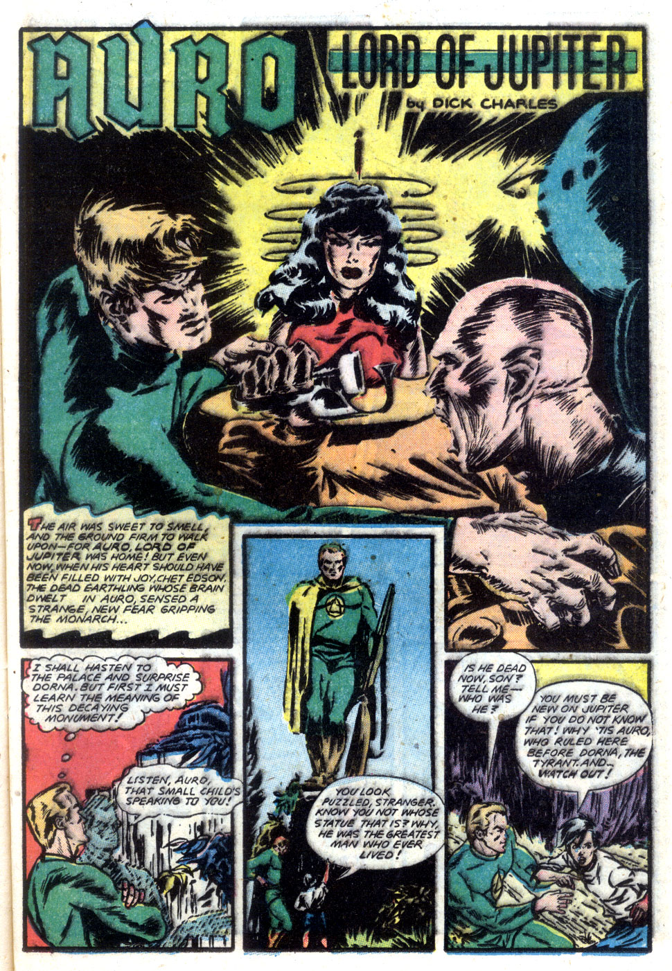 Planet Comics #61 (Fiction House), page 21. Public domain (US).