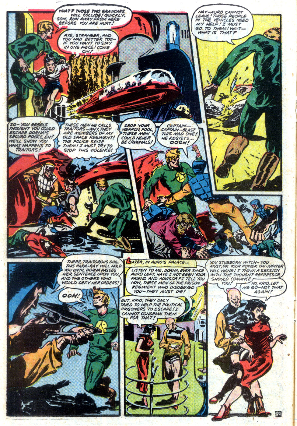 Planet Comics #61 (Fiction House), page 22. Public domain (US).