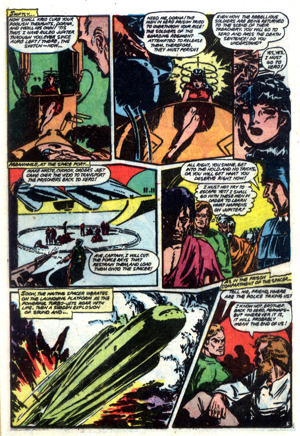 Planet Comics #61 (Fiction House), page 23. Public domain (US).