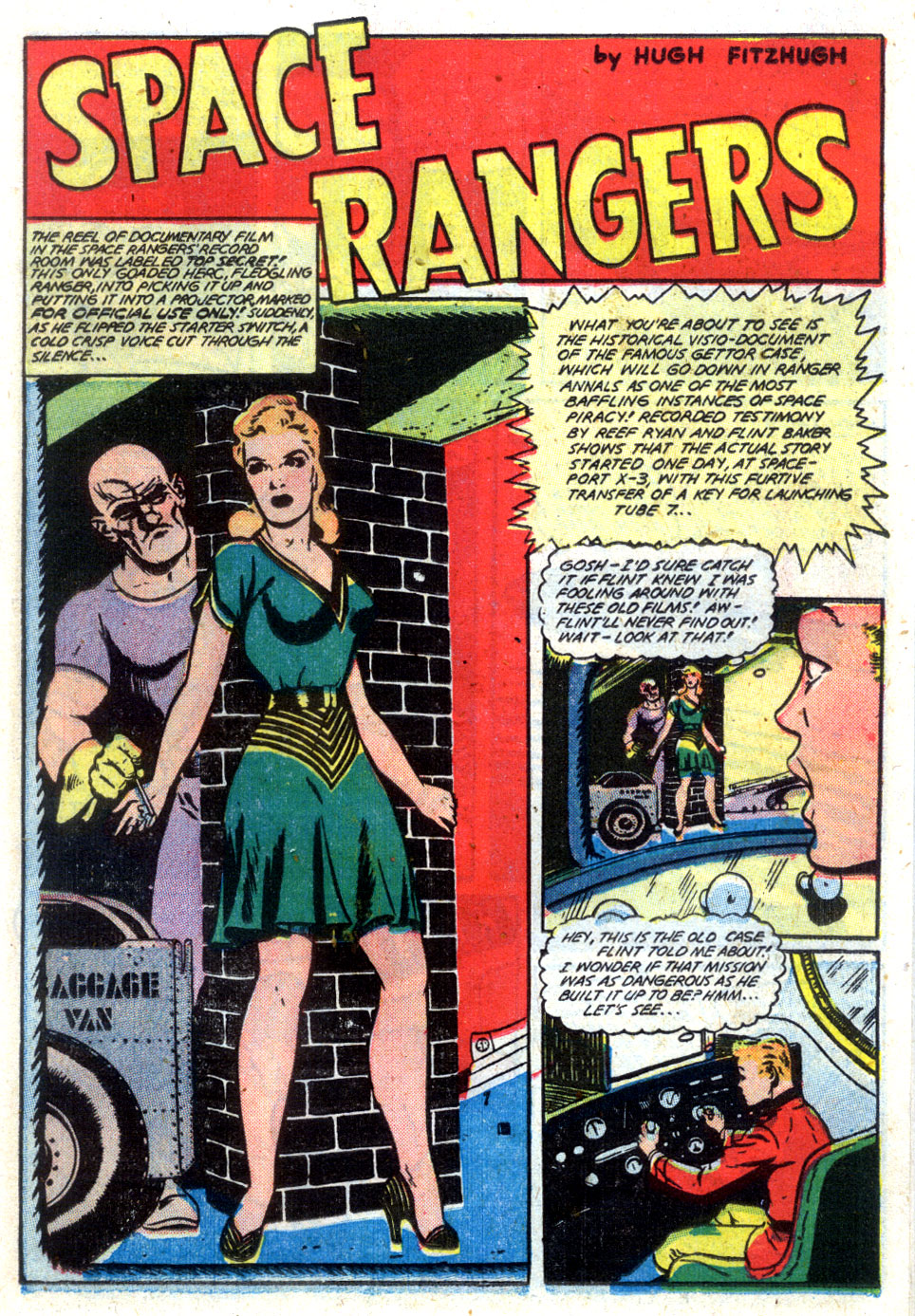 Planet Comics #61 (Fiction House), page 27. Public domain (US).