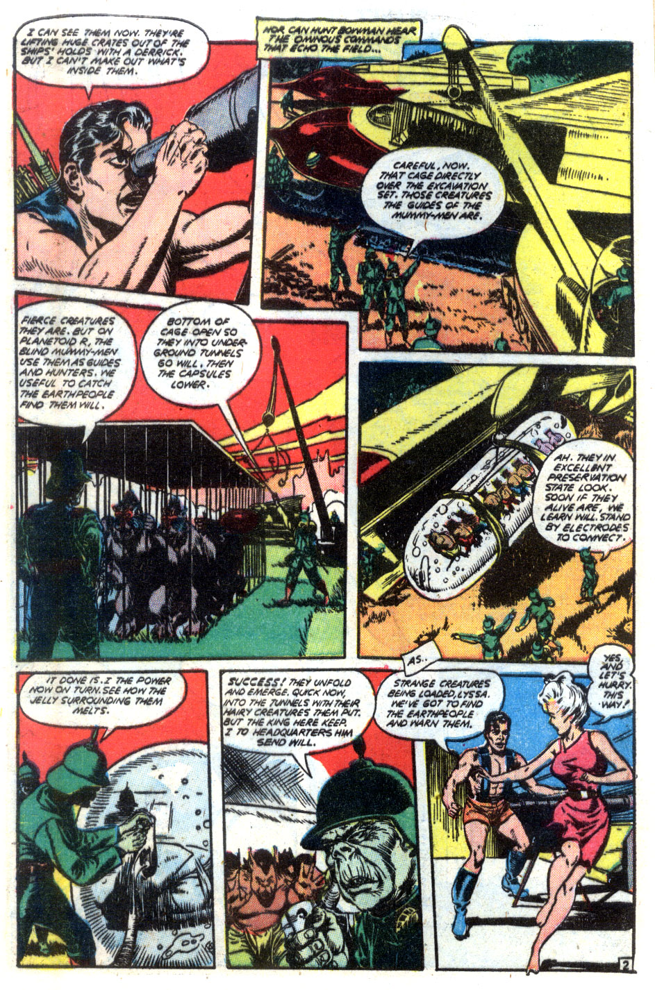 Planet Comics #61 (Fiction House), page 4. Public domain (US).