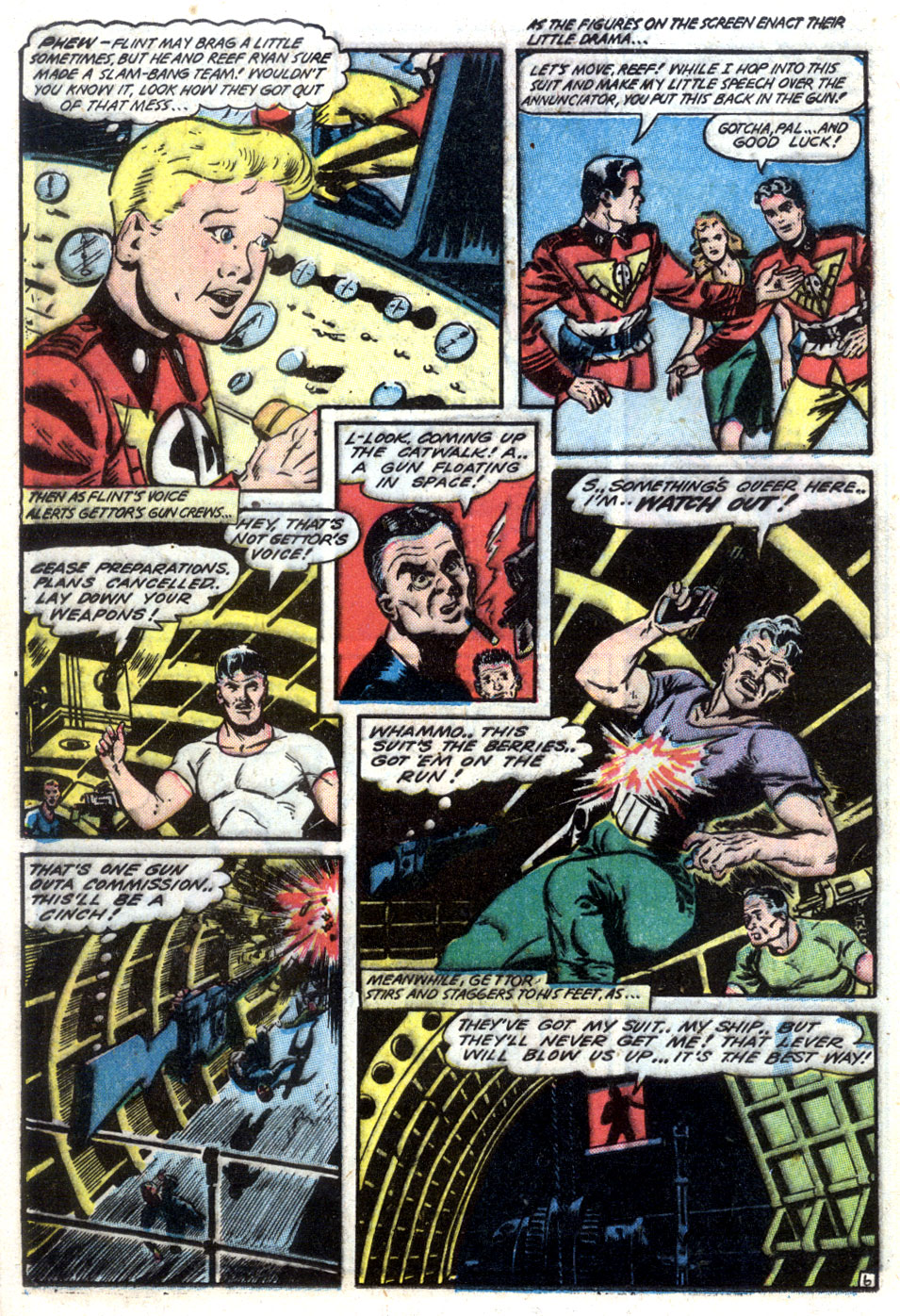 Planet Comics #61 (Fiction House), page 32. Public domain (US).