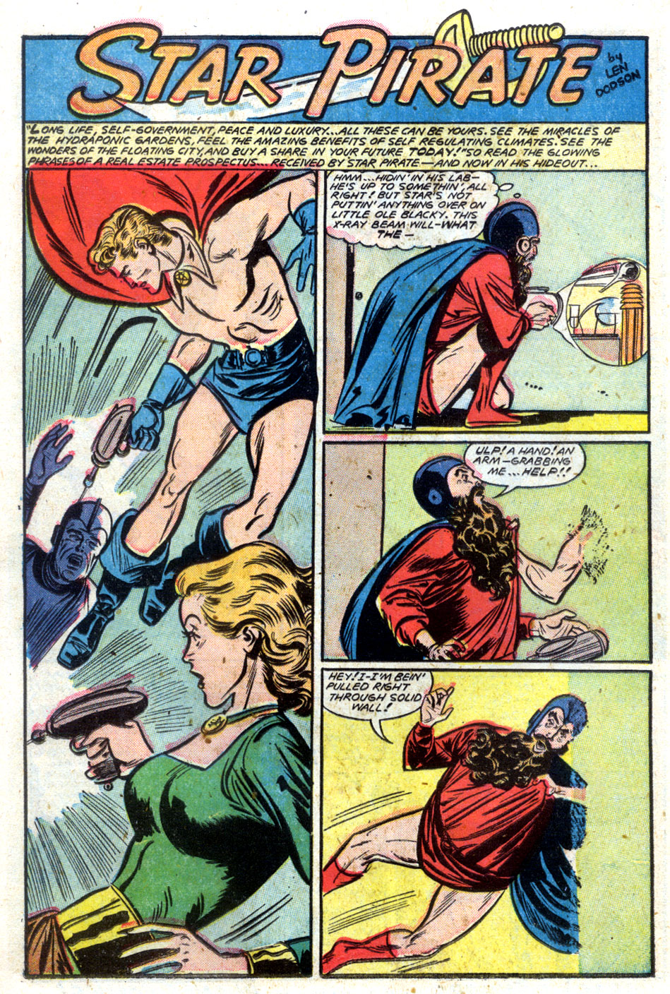 Planet Comics #61 (Fiction House), page 34. Public domain (US).