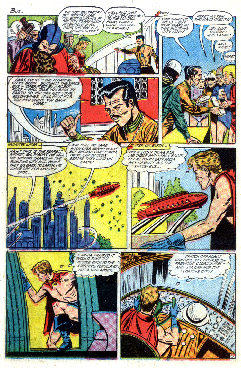 Planet Comics #61 (Fiction House), page 38. Public domain (US).