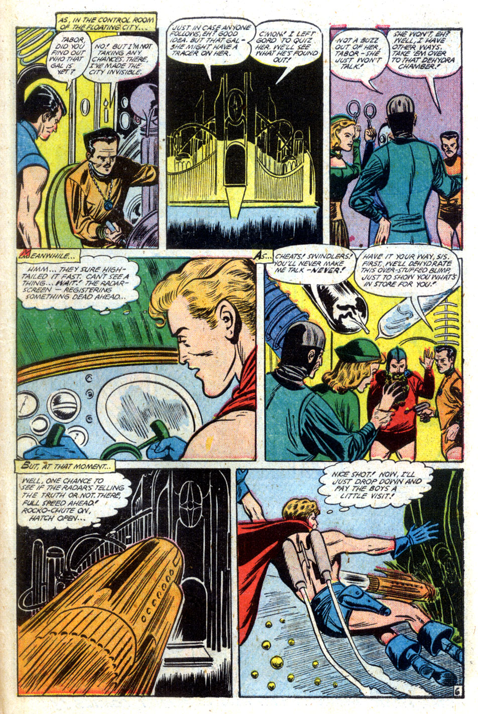 Planet Comics #61 (Fiction House), page 39. Public domain (US).