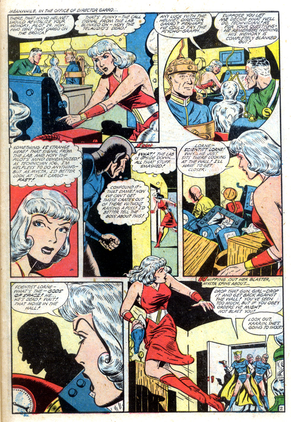 Planet Comics #61 (Fiction House), page 43. Public domain (US).