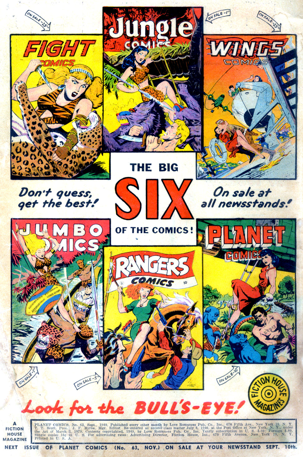 Planet Comics #62 (Fiction House), page 2. Public domain (US).