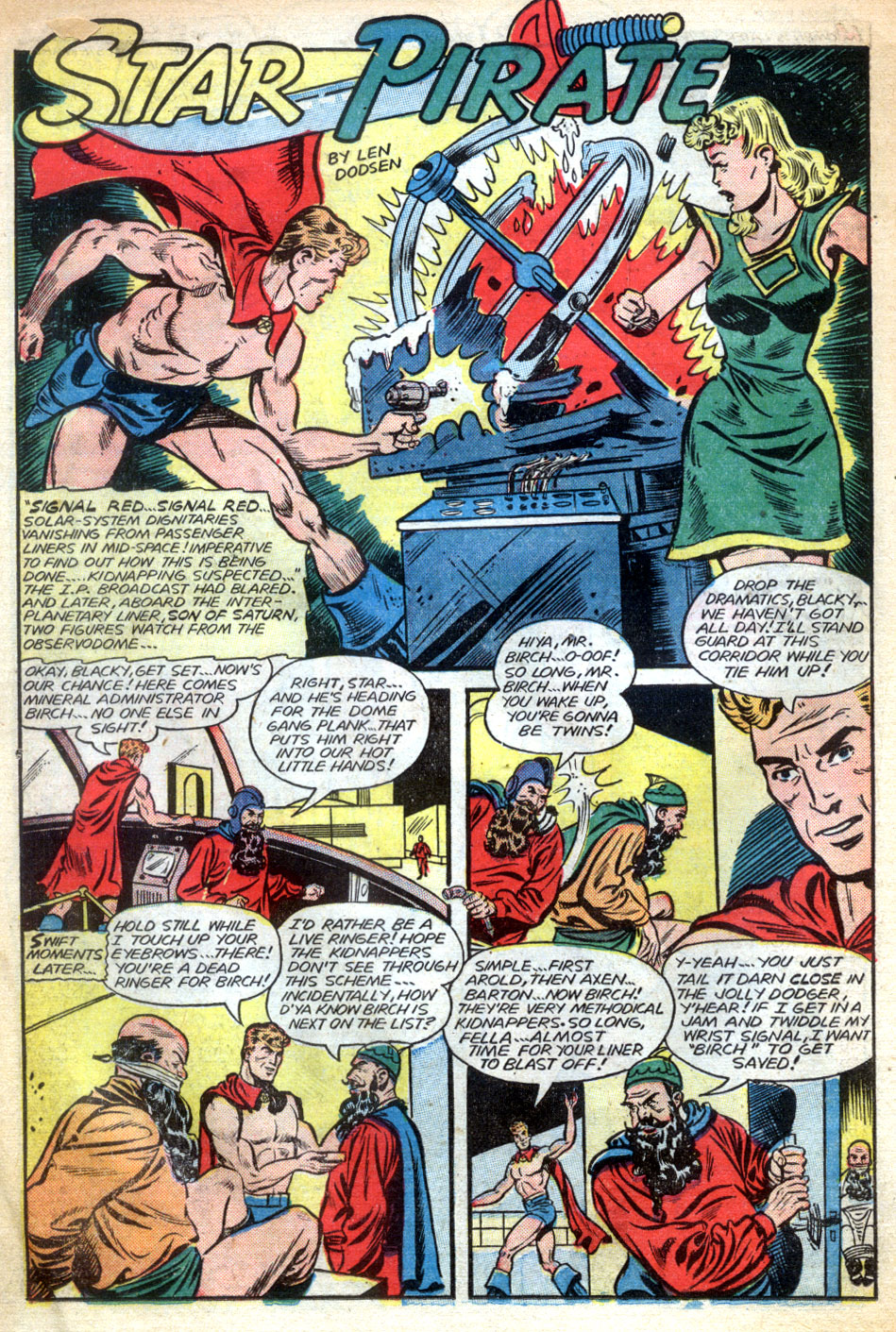Planet Comics #62 (Fiction House), page 14. Public domain (US).
