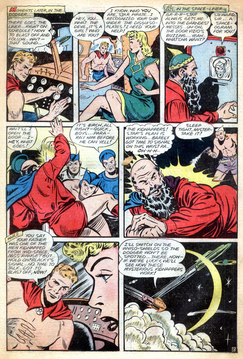 Planet Comics #62 (Fiction House), page 15. Public domain (US).