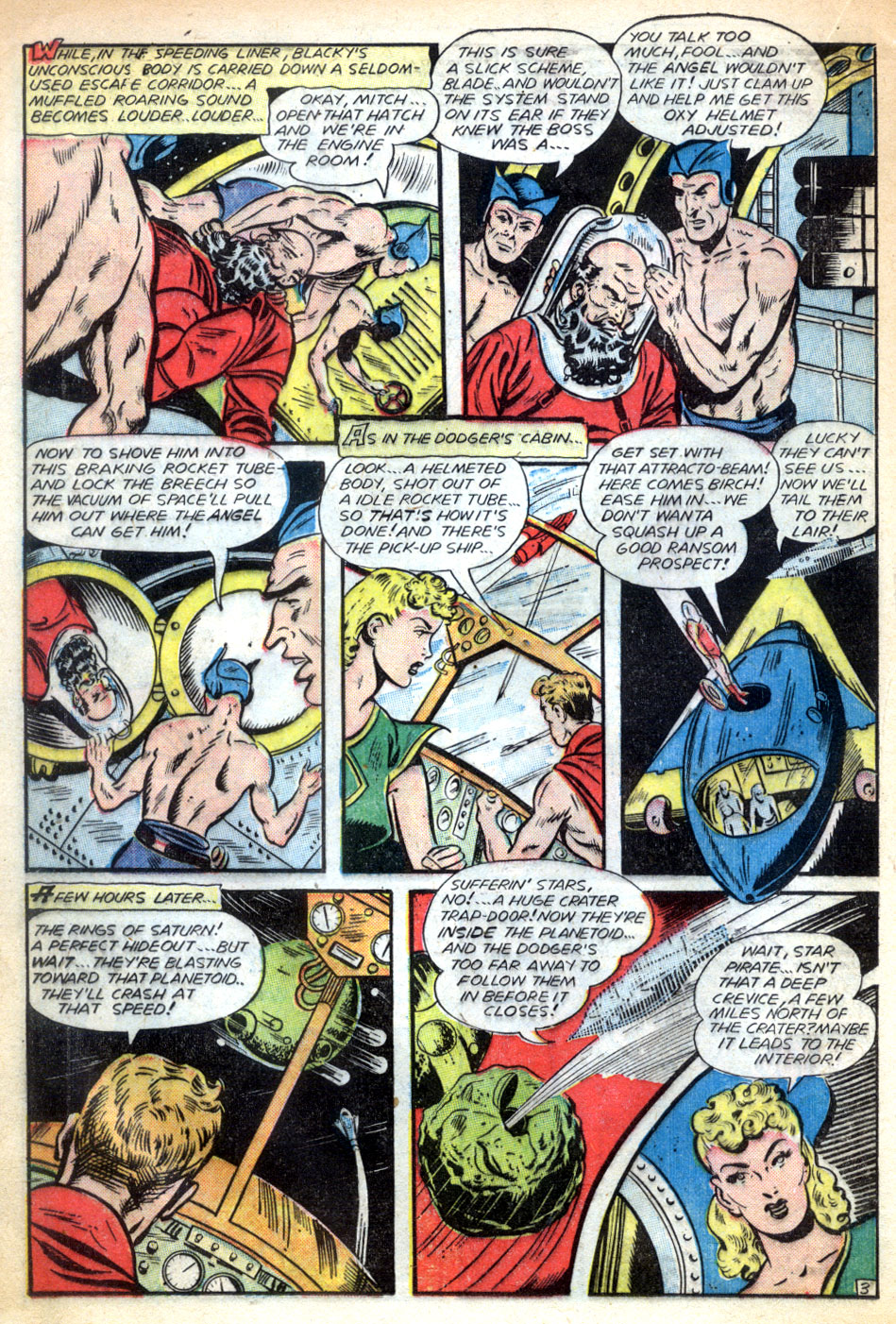 Planet Comics #62 (Fiction House), page 16. Public domain (US).
