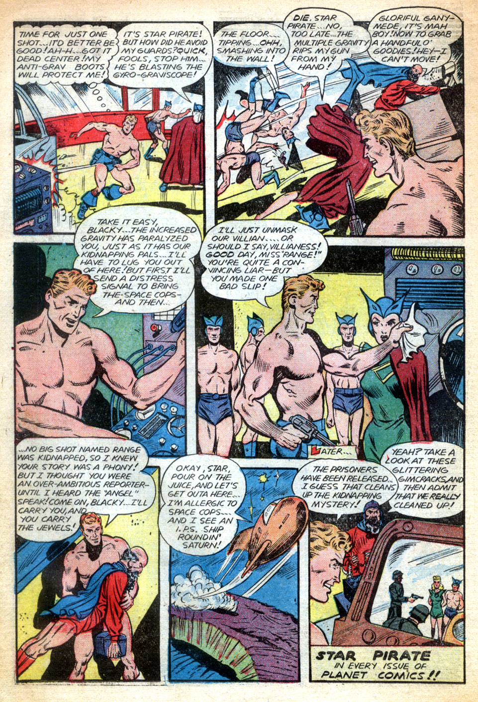 Planet Comics #62 (Fiction House), page 18. Public domain (US).