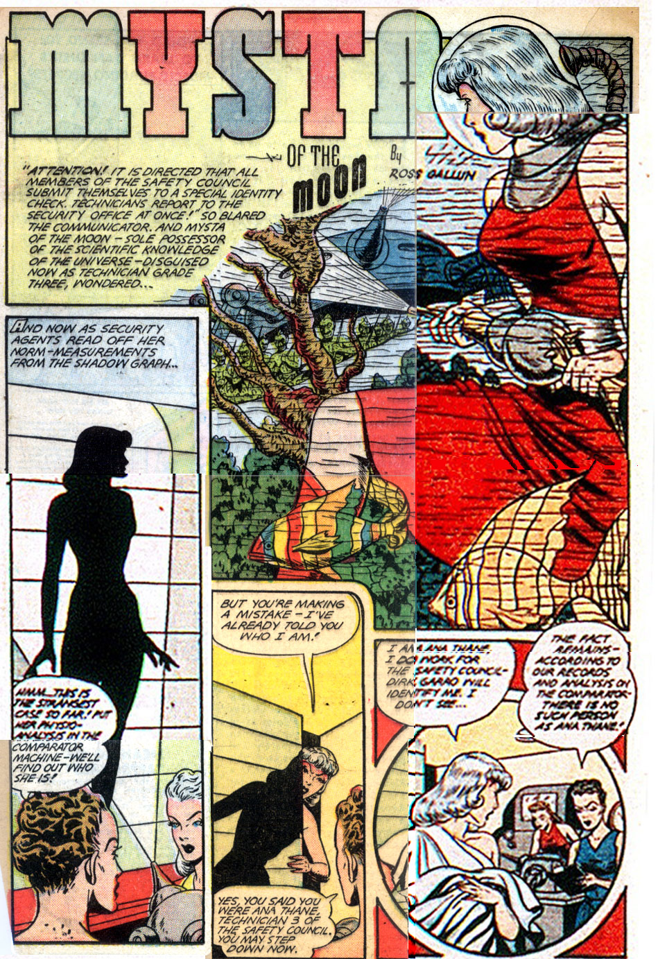Planet Comics #62 (Fiction House), page 20. Public domain (US).