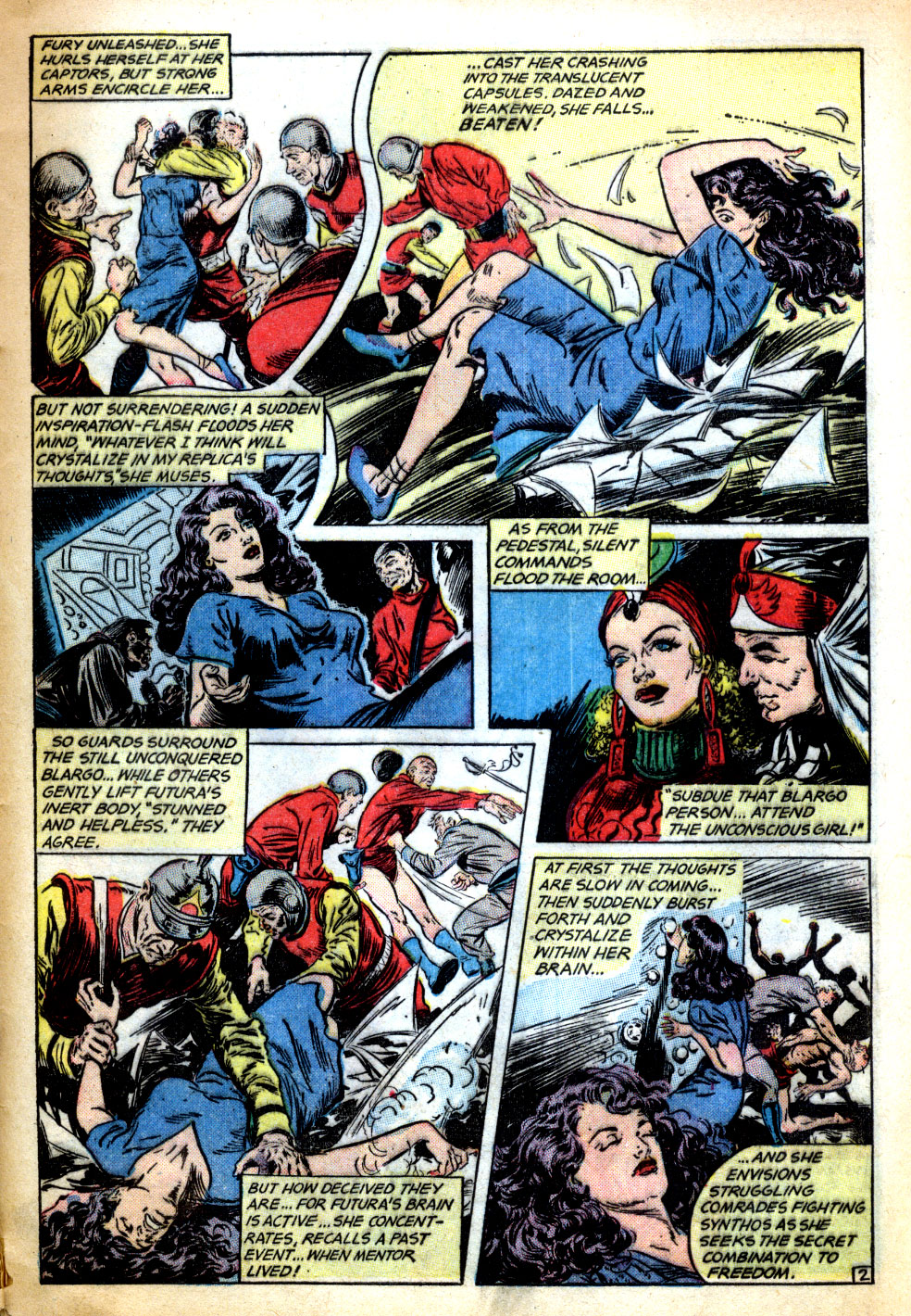 Planet Comics #62 (Fiction House), page 29. Public domain (US).