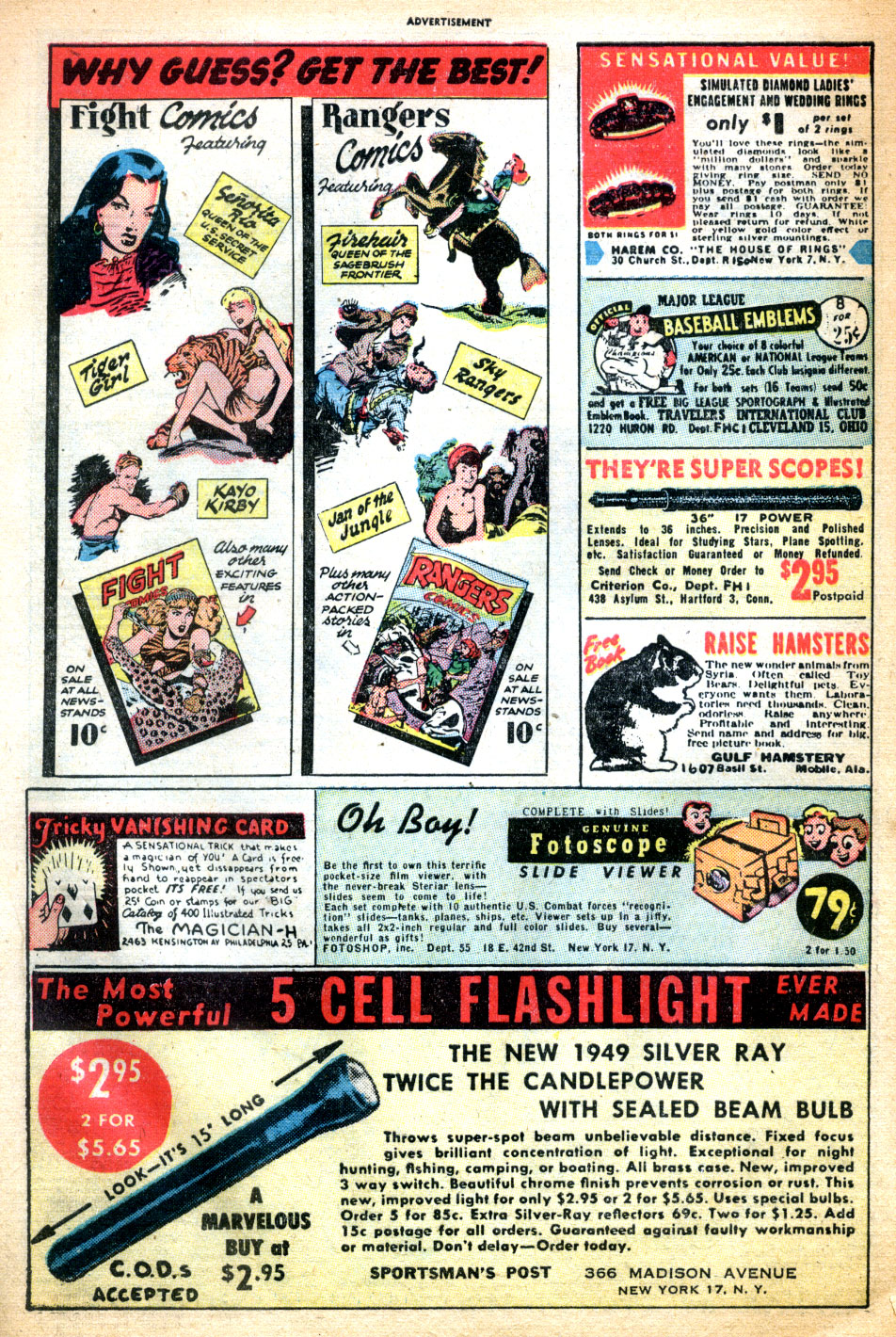 Planet Comics #62 (Fiction House), page 34. Public domain (US).