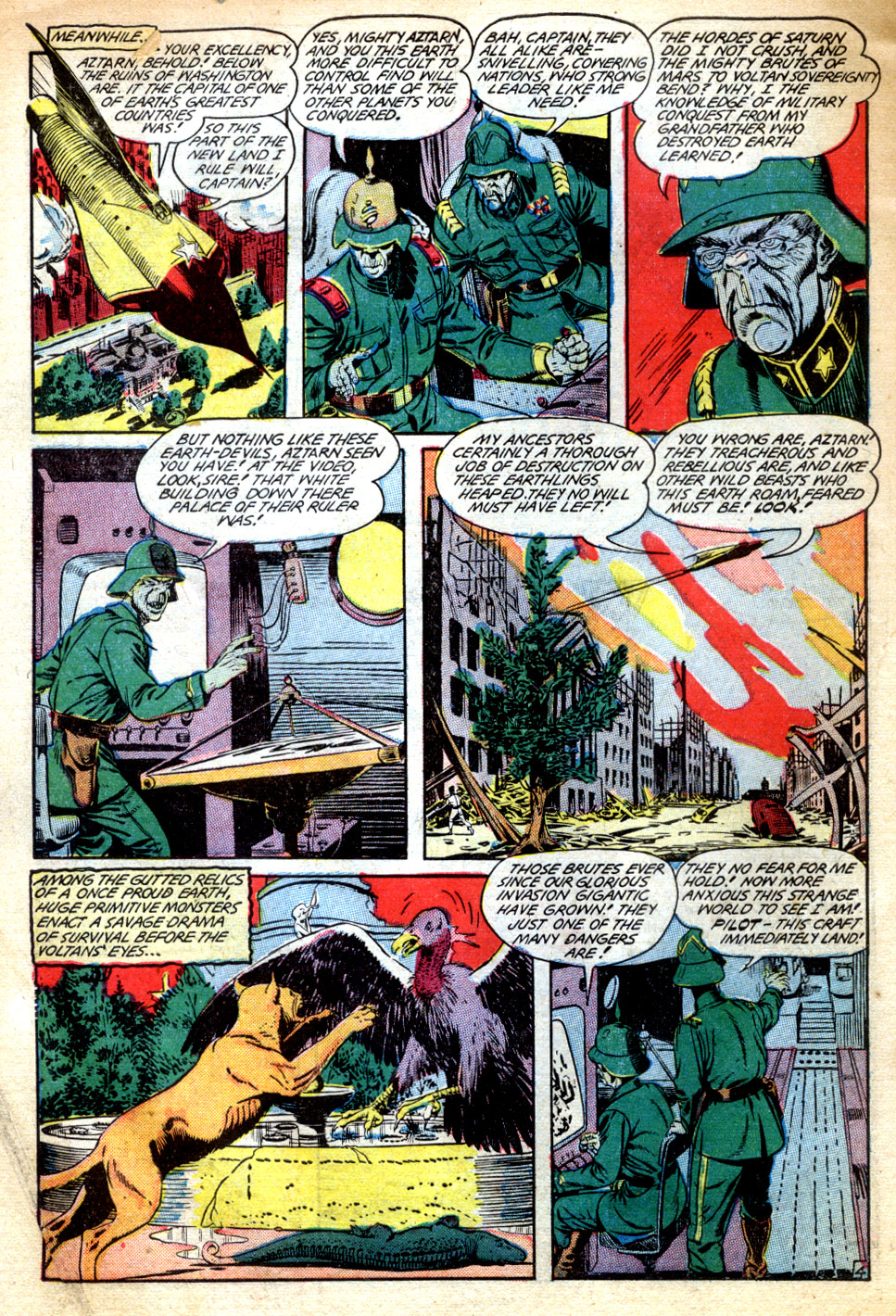 Planet Comics #62 (Fiction House), page 6. Public domain (US).