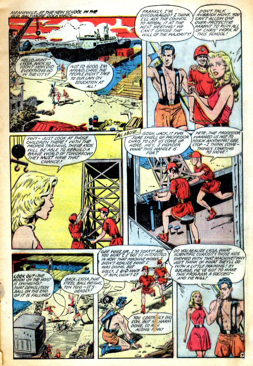 Planet Comics #62 (Fiction House), page 9. Public domain (US).