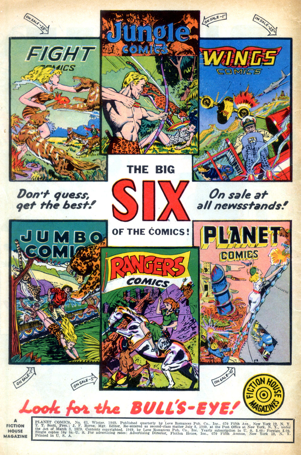 Planet Comics #63 (Fiction House), page 2. Public domain (US).