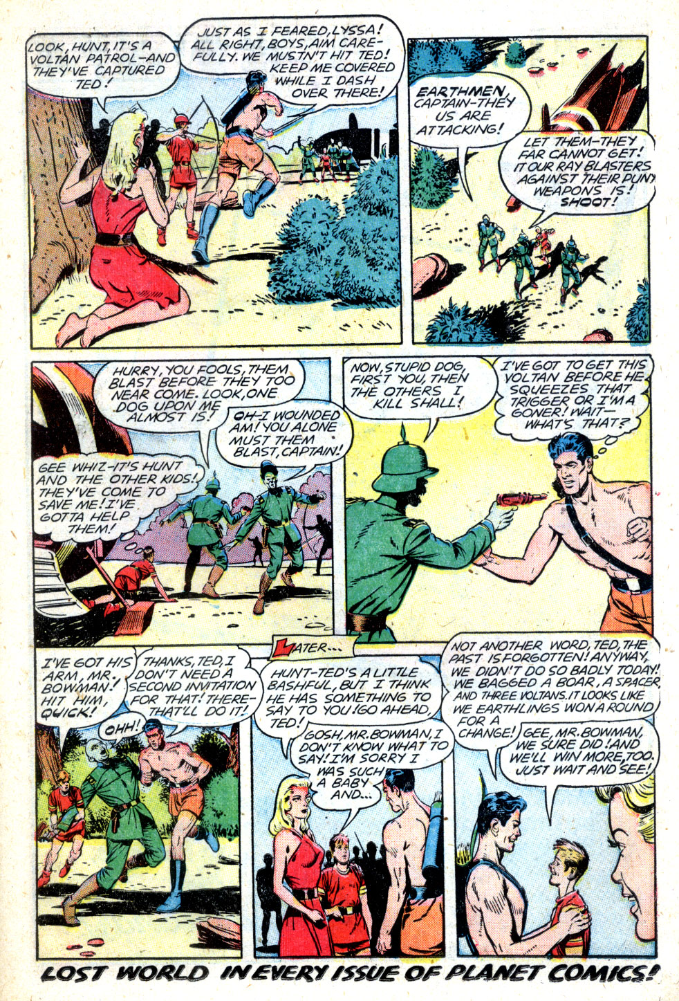 Planet Comics #63 (Fiction House), page 11. Public domain (US).