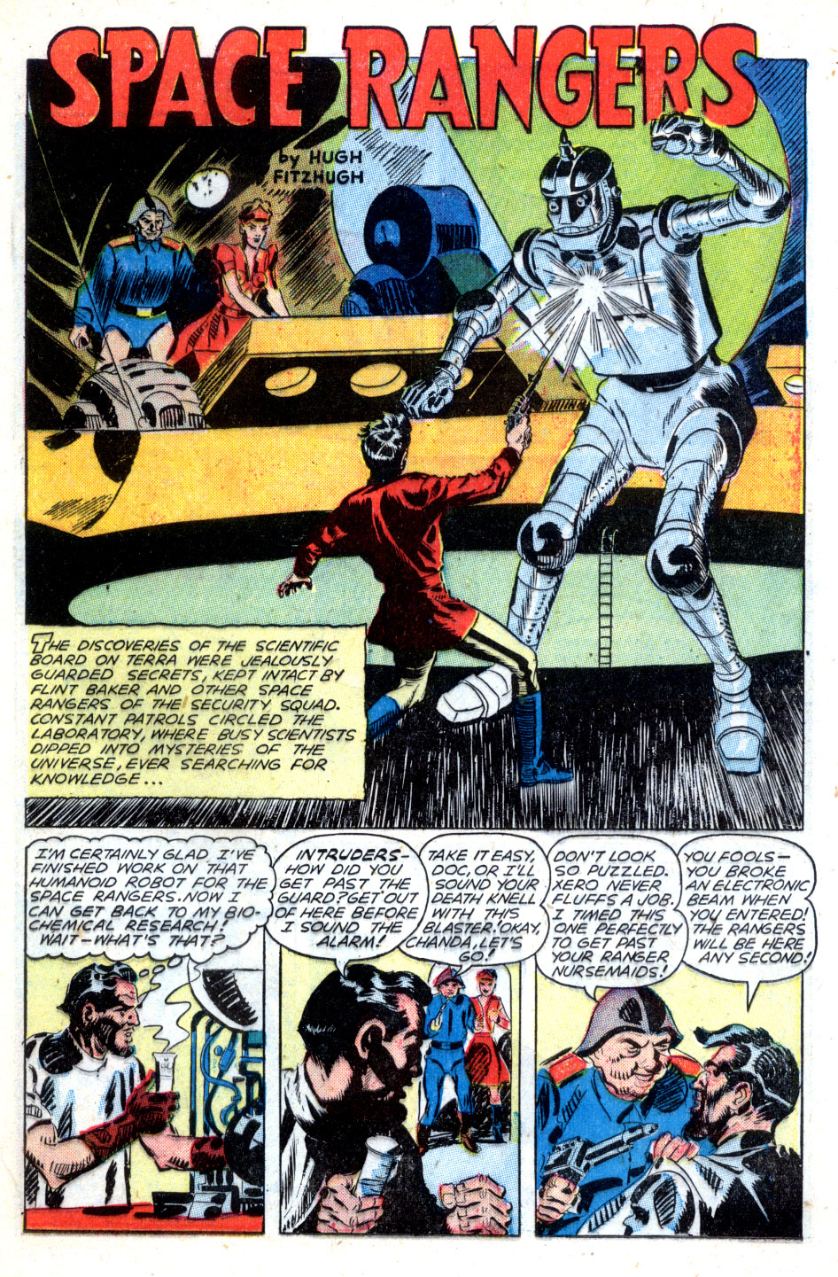 Planet Comics #63 (Fiction House), page 13. Public domain (US).