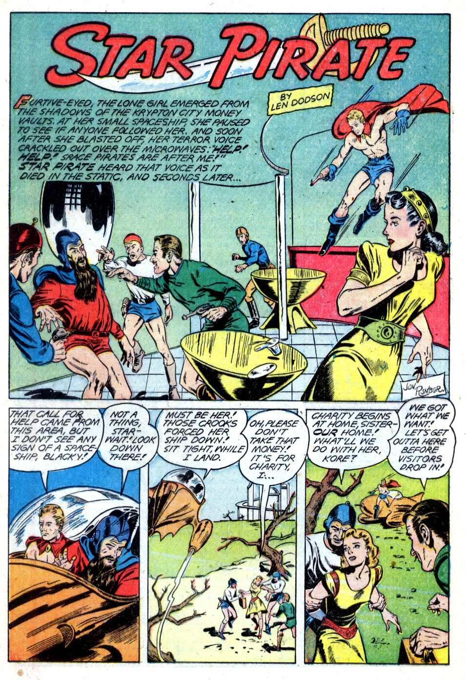 Planet Comics #63 (Fiction House), page 20. Public domain (US).