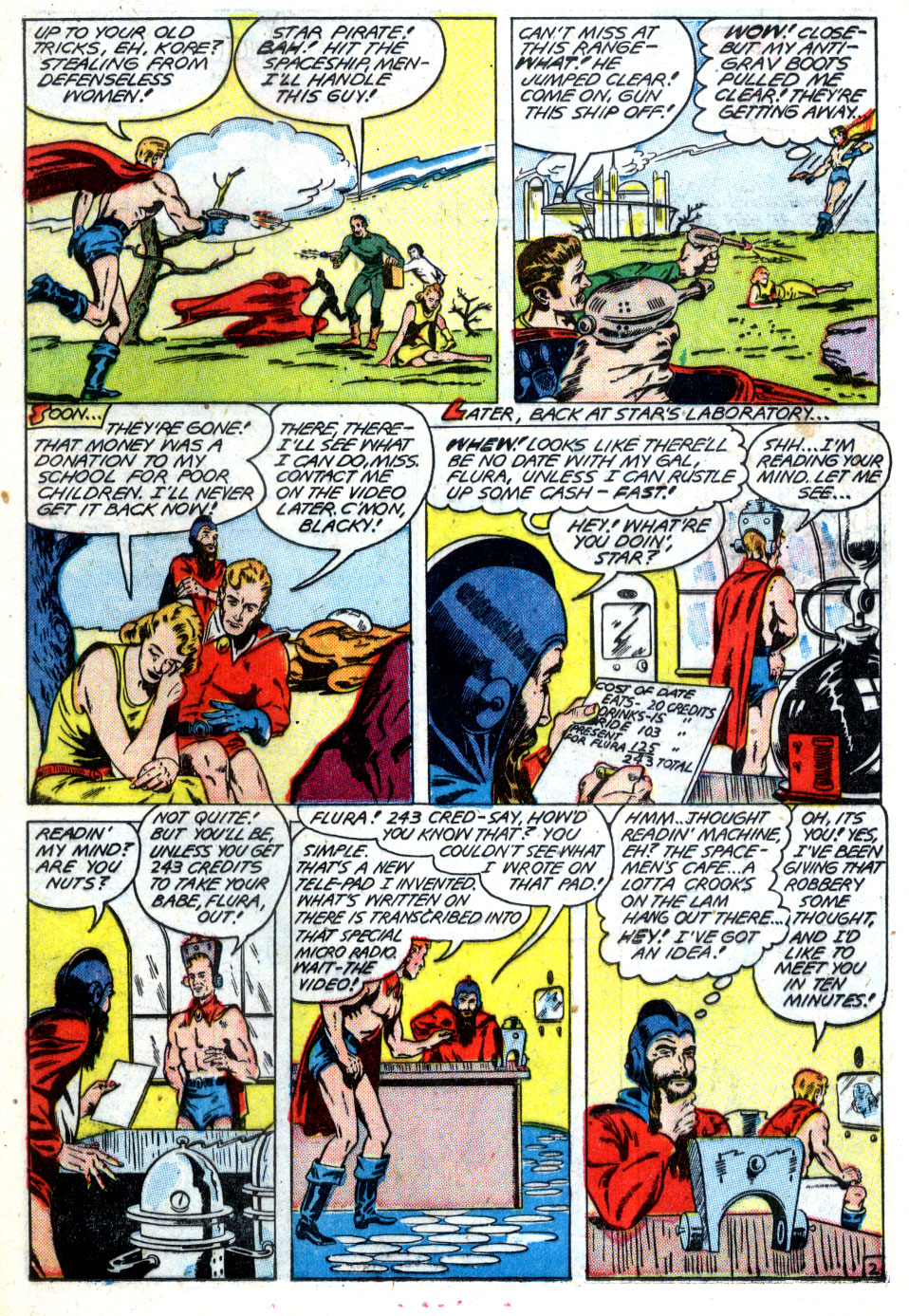 Planet Comics #63 (Fiction House), page 21. Public domain (US).