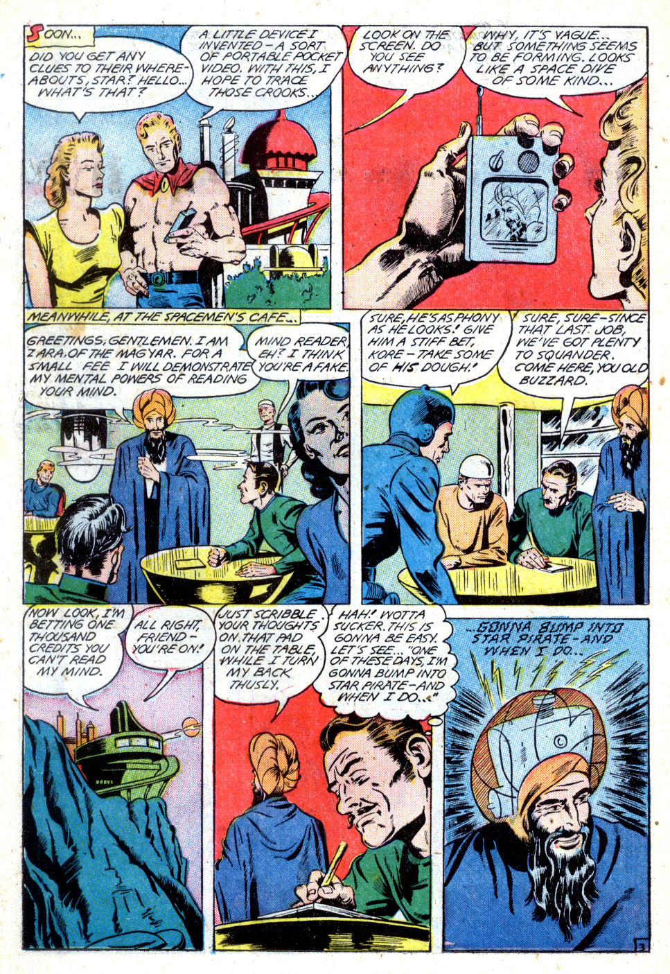 Planet Comics #63 (Fiction House), page 22. Public domain (US).