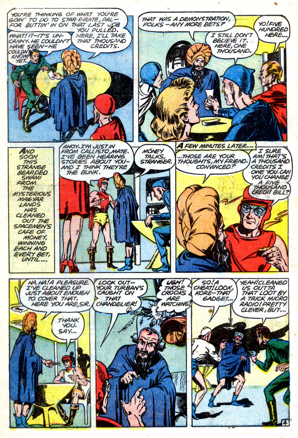 Planet Comics #63 (Fiction House), page 23. Public domain (US).