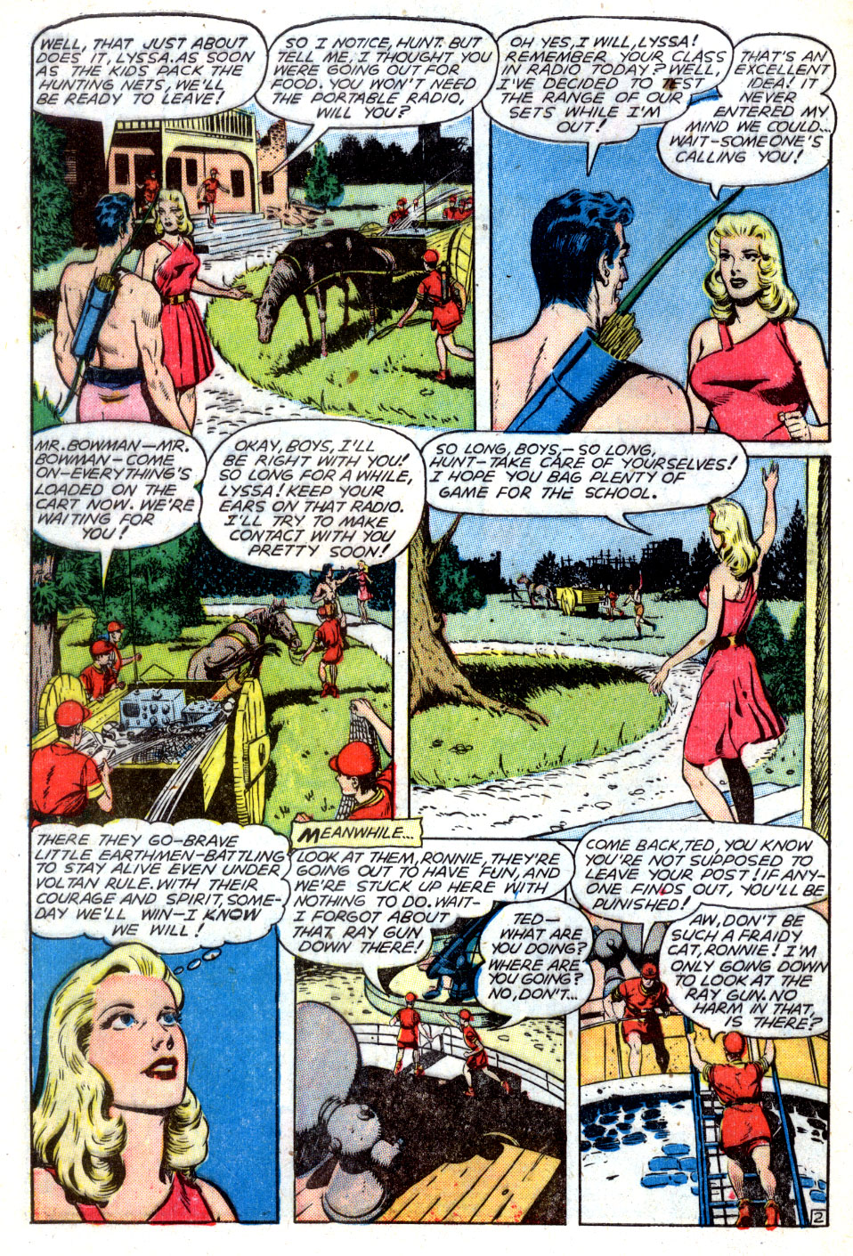 Planet Comics #63 (Fiction House), page 4. Public domain (US).
