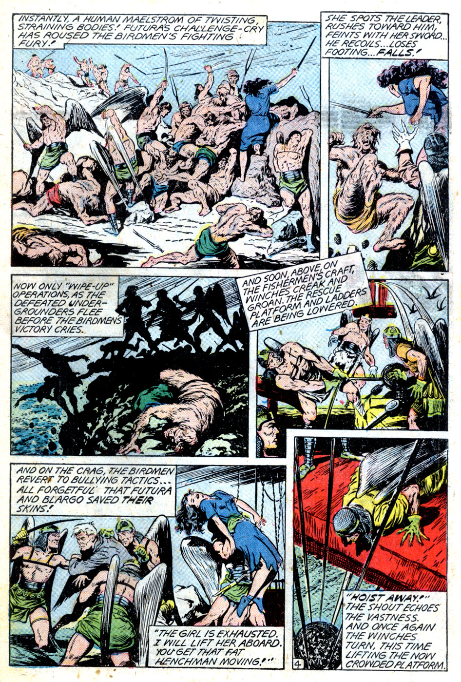Planet Comics #63 (Fiction House), page 31. Public domain (US).