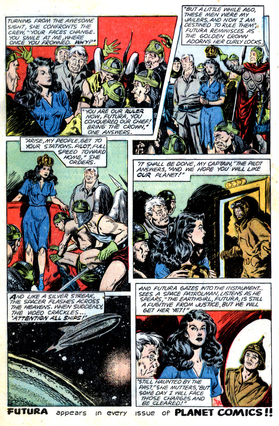Planet Comics #63 (Fiction House), page 33. Public domain (US).
