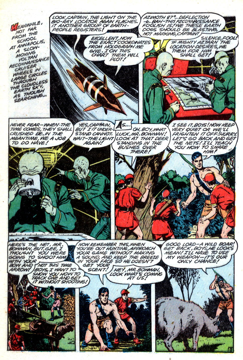 Planet Comics #63 (Fiction House), page 5. Public domain (US).