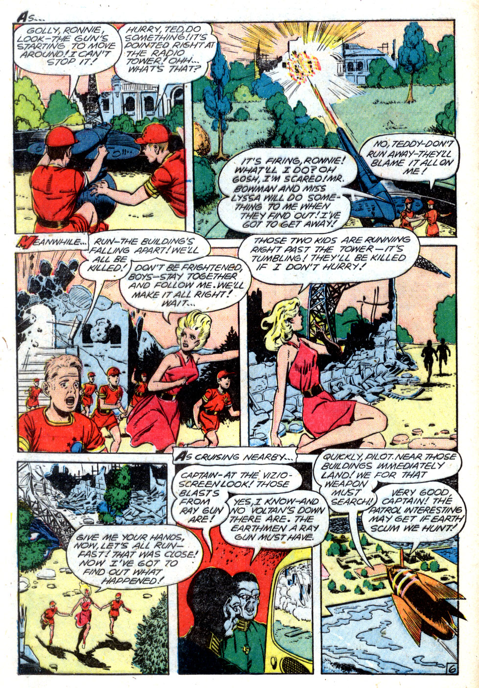 Planet Comics #63 (Fiction House), page 8. Public domain (US).