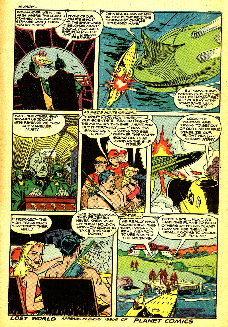 Planet Comics #64 (Fiction House), page 11. Public domain (US).