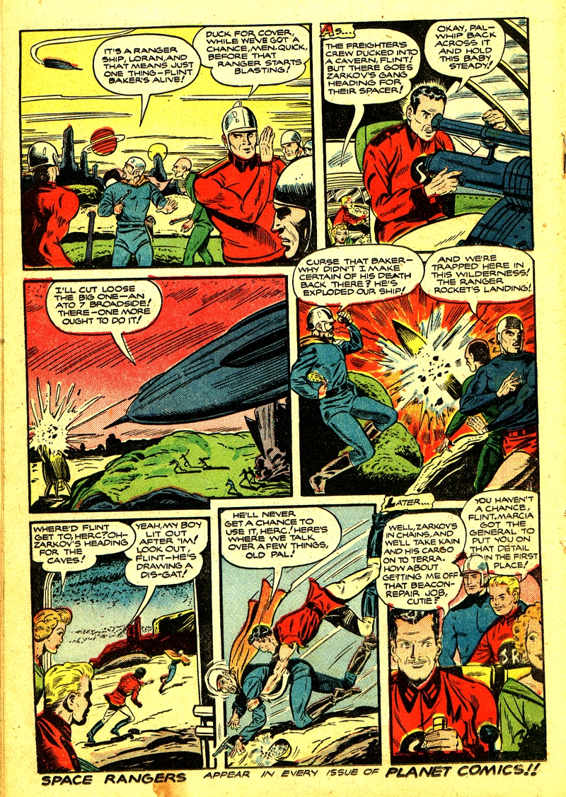 Planet Comics #64 (Fiction House), page 18. Public domain (US).