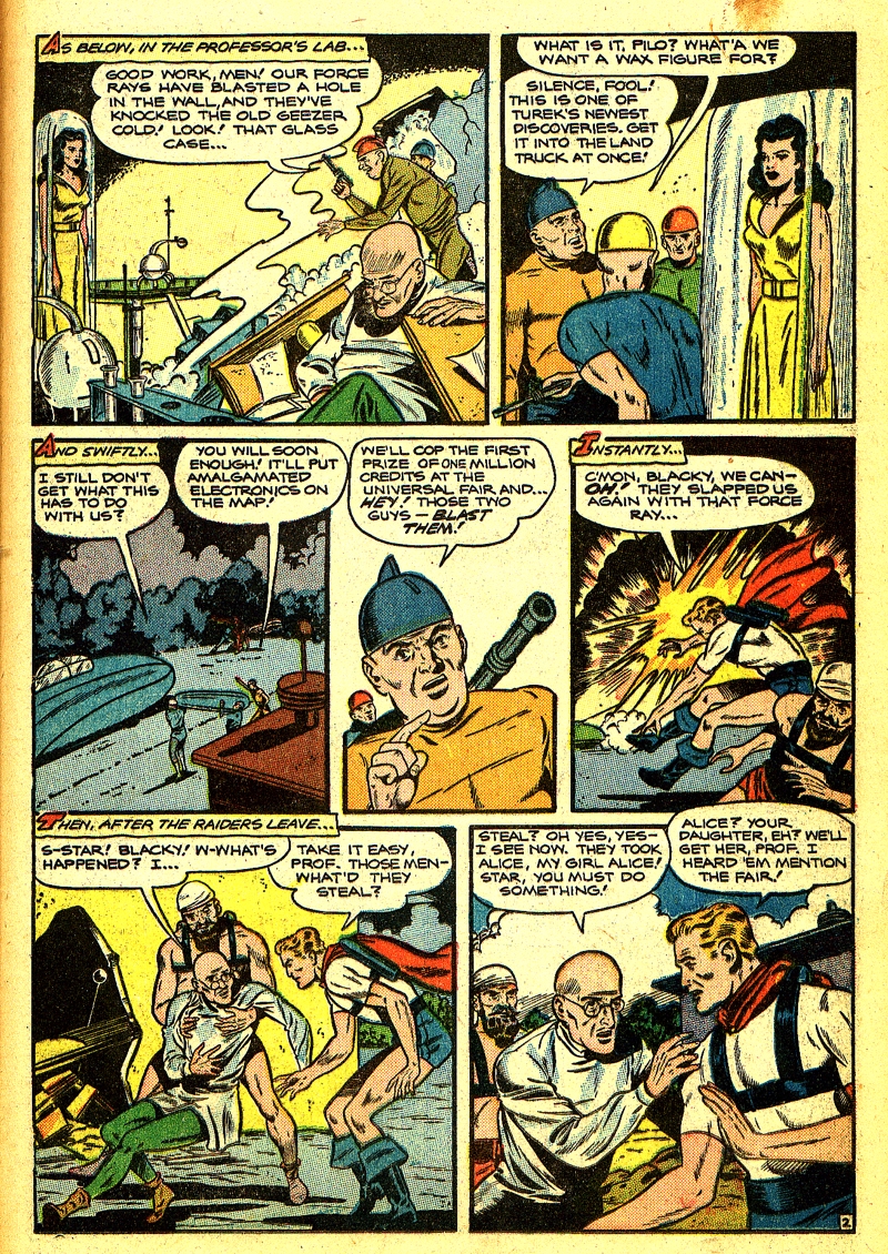 Planet Comics #64 (Fiction House), page 21. Public domain (US).