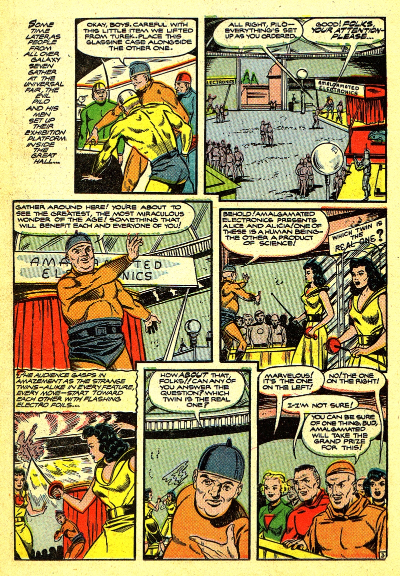 Planet Comics #64 (Fiction House), page 22. Public domain (US).