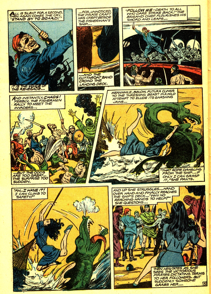 Planet Comics #64 (Fiction House), page 32. Public domain (US).