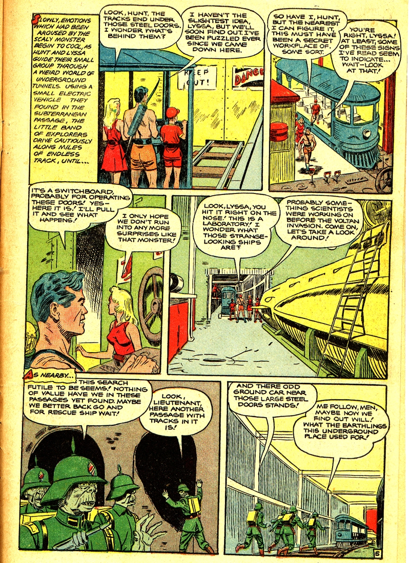 Planet Comics #64 (Fiction House), page 7. Public domain (US).