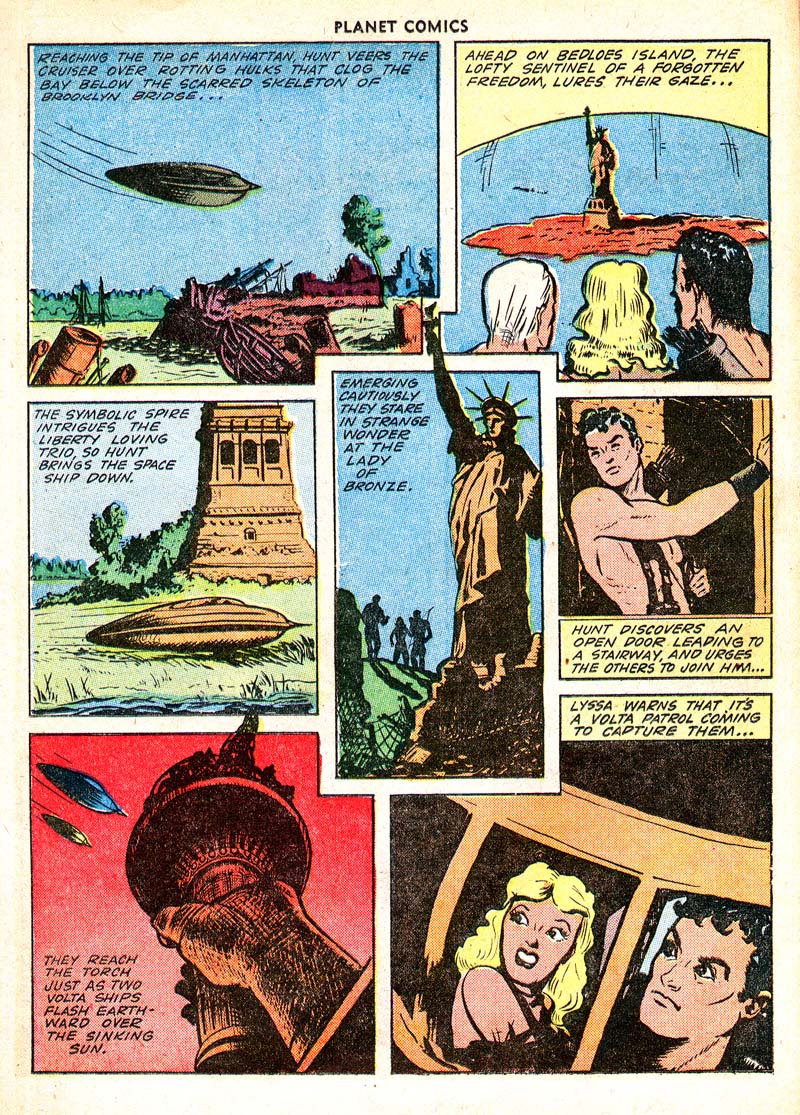 Planet Comics #65 (Fiction House), page 11. Public domain (US).