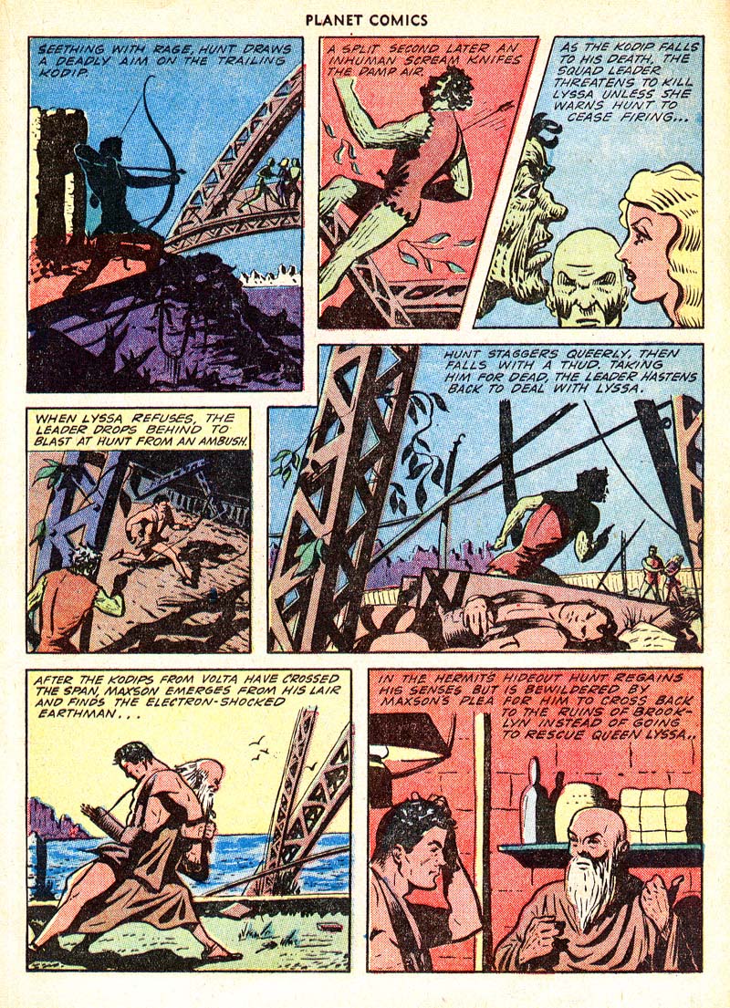 Planet Comics #65 (Fiction House), page 15. Public domain (US).