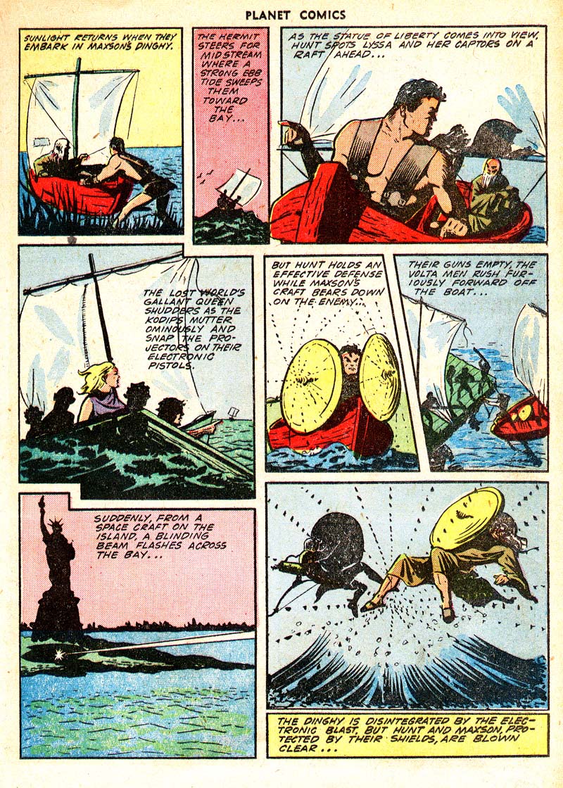 Planet Comics #65 (Fiction House), page 17. Public domain (US).