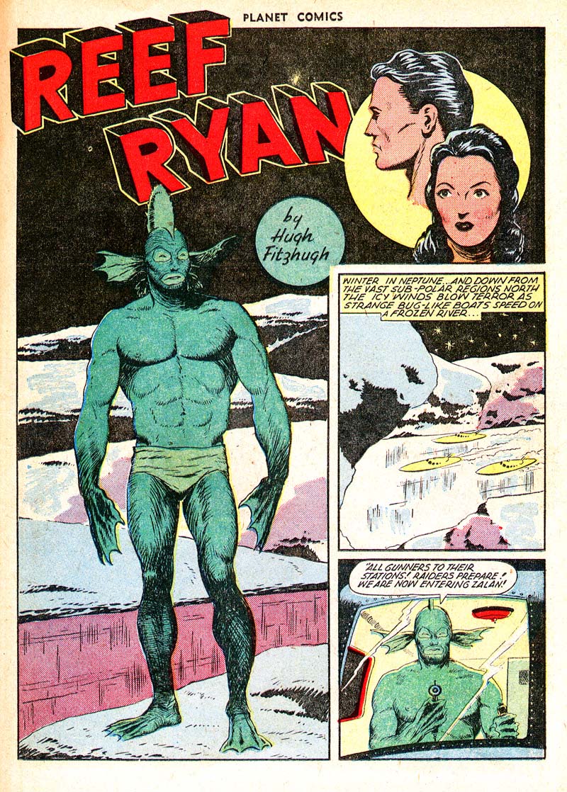 Planet Comics #65 (Fiction House), page 19. Public domain (US).