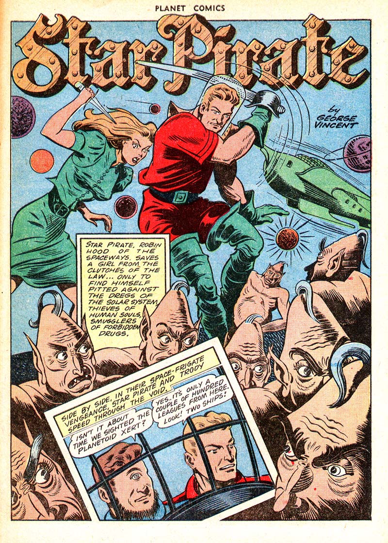 Planet Comics #65 (Fiction House), page 27. Public domain (US).