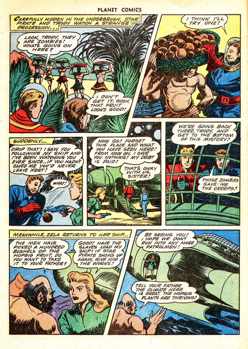 Planet Comics #65 (Fiction House), page 30. Public domain (US).