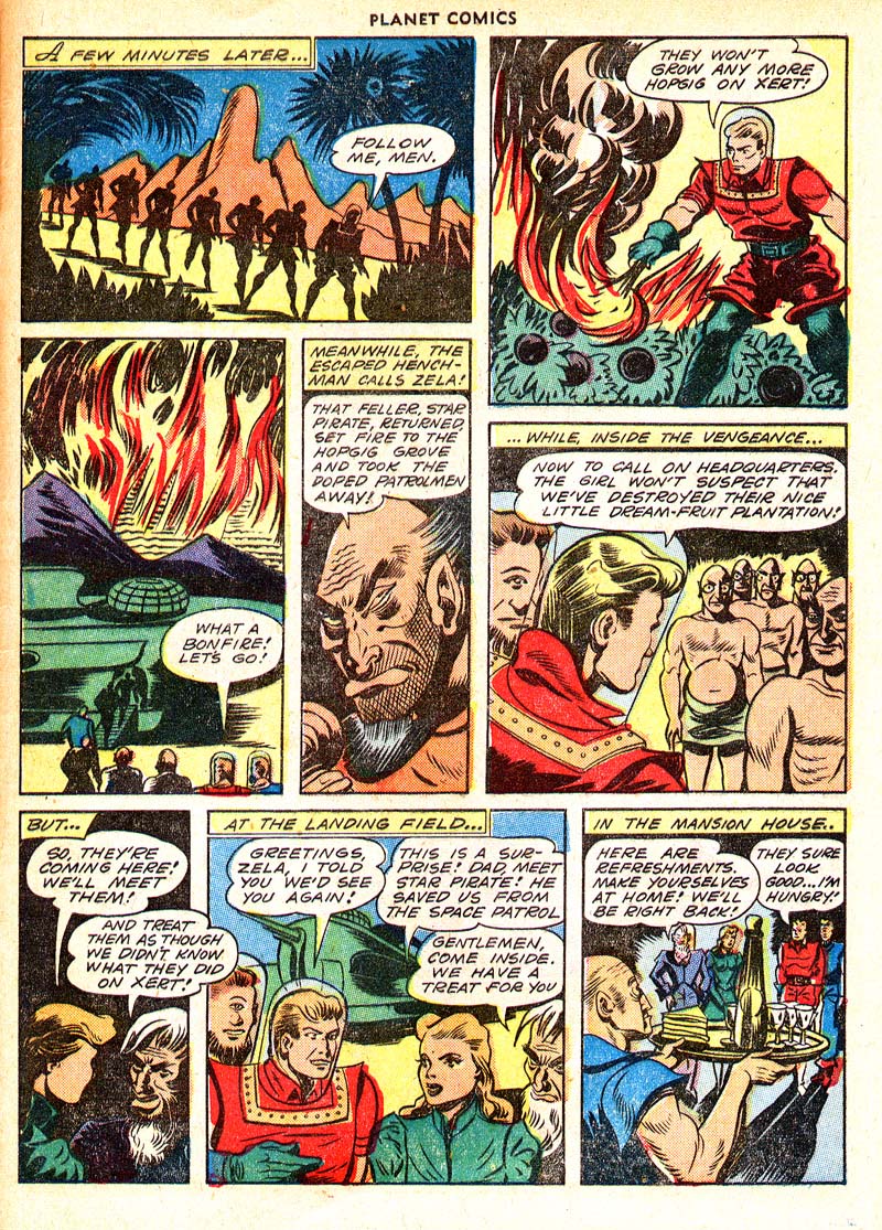 Planet Comics #65 (Fiction House), page 33. Public domain (US).