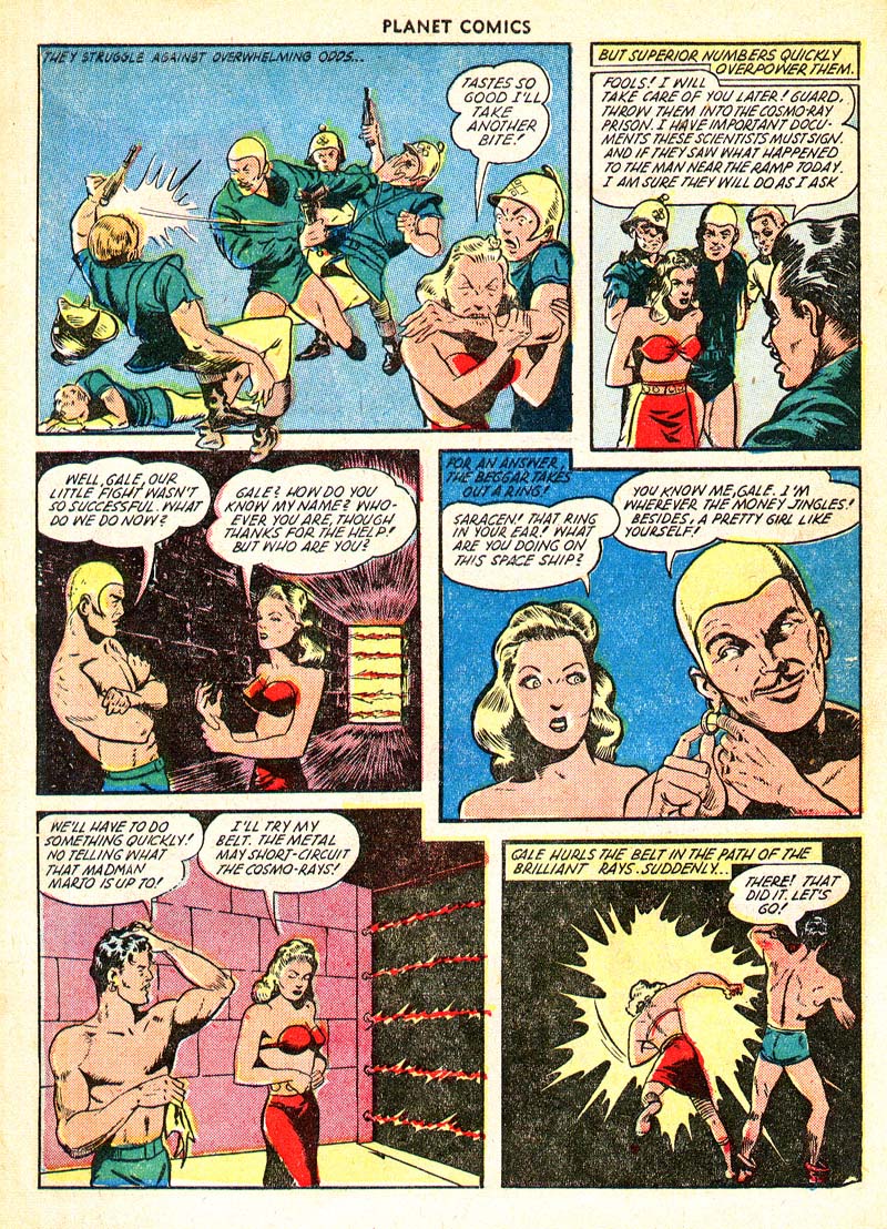 Planet Comics #65 (Fiction House), page 7. Public domain (US).