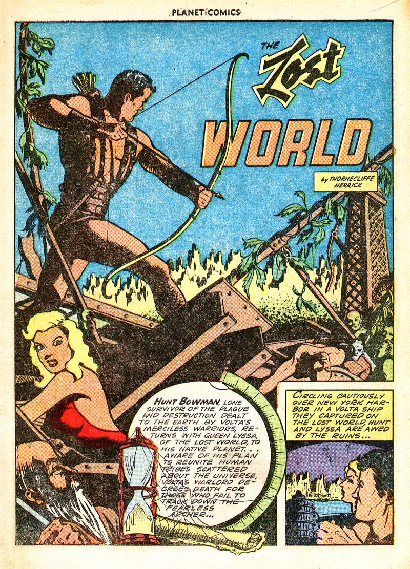 Planet Comics #65 (Fiction House), page 9. Public domain (US).